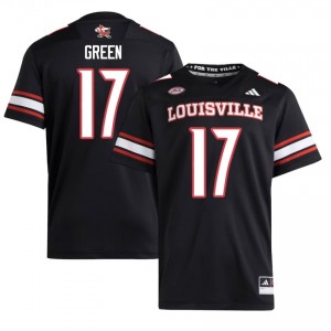 AJ Green #17 Louisville Jersey | Exclusive Black College Football Men Embroidery 81364550