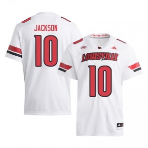 Officially Licensed Arnold Jackson #10 Louisville Cardinals White Jersey | Men University Football Stitched Fan Gear 47468825