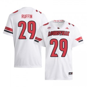 UofL Blake Ruffin #29 White Jersey | Essential Stitched NCAA Football Men Apparel 21141099