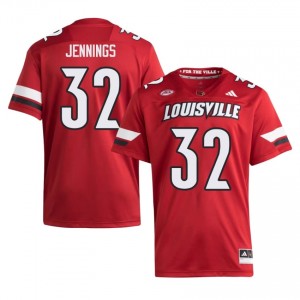 Cardinals Braxton Jennings #32 Red Jersey | Premium Swen NCAA Football Men Apparel 63378930
