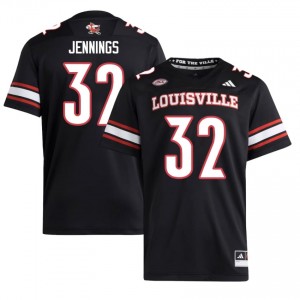 Top-Tier Braxton Jennings #32 Cardinals Black Jersey | Men University Football Embroidery Fan Gear 94524360