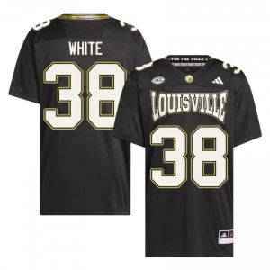 Elite Thread Cam White #38 Cards Black For the Ville Jersey | Men University Football Embroidery Fan Gear 70820643