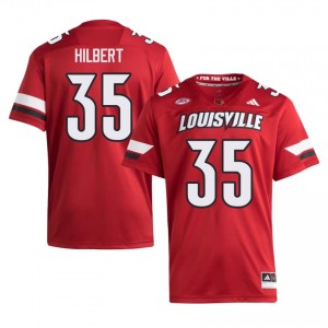 Carson Hilbert #35 Louisville Cardinals Jersey | Iconic Red College Football Men Stitch 41315104