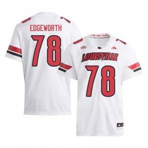 White Charlie Edgeworth #78 Cardinals Jersey | Men High School Football Fresh Stitched 95462103