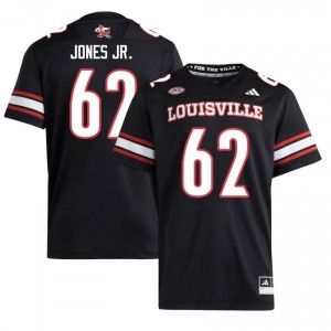 Louisville Chris Jones Jr. #62 Black Jersey | Premium Embroidery NCAA Football Men Apparel 96264287