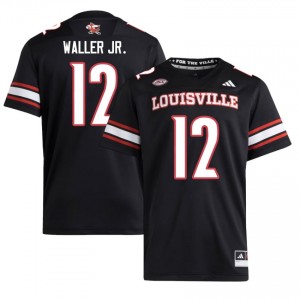 Black DJ Waller Jr. #12 Cardinals Jersey | Men High School Football Fresh Embroidery 23187130
