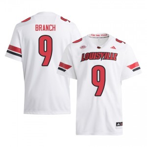 Deion Branch #9 Louisville Jersey | Exclusive White College Football Men Stitched 80816104