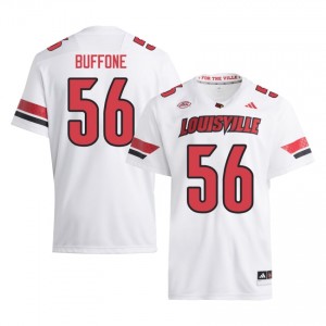UofL Doug Buffone #56 White Jersey | Essential Stitched NCAA Football Men Apparel 59702809