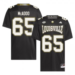 Ellis McAdoo #65 Cardinals For the Ville Jersey | Pro-Grade Black College Football Men Embroidery 24030084