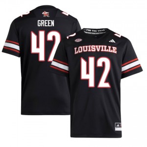 Black Ernie Green #42 Cardinals Jersey | Men High School Football Limited Embroidery 28377474