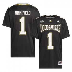Black Frank Minnifield #1 Louisville For the Ville Jersey | Men High School Football Fresh Embroidery 28672630