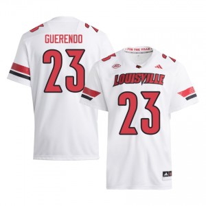 Durable Isaac Guerendo #23 Cardinals White Jersey | Men University Football Stitched Fan Gear 50860798