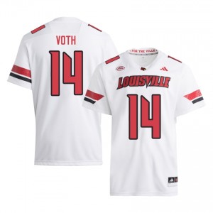 #14 Jackson Voth Cards White Jersey | Alumni Stitched Men Player Football Gear 10513730