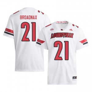 Top-Tier Jaydin Broadnax #21 Cardinals White Jersey | Men University Football Stitched Fan Gear 10074255