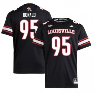 Joshua Donald #95 Cards Jersey | Gameday Black College Football Men Embroidery 48022765