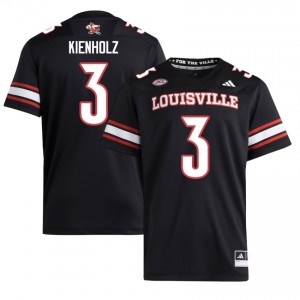 Cardinals Lincoln Kienholz #3 Black Jersey | Premium Embroidery NCAA Football Men Apparel 12208406