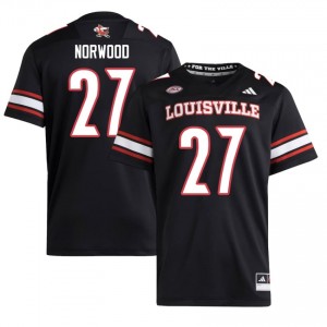 #27 Myles Norwood Cards Black Jersey | Alumni Embroidery Men Player Football Gear 77761658
