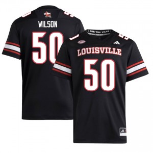 Cardinals Otis Wilson #50 Black Jersey | Premium Embroidery NCAA Football Men Apparel 17157038