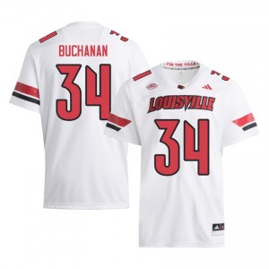 Ray Buchanan #34 Cardinals Jersey | Pro-Grade White College Football Men Stitched 59639251