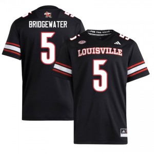 UL Cardinals Teddy Bridgewater #5 Black Jersey | Pro Cut Embroidery NCAA Football Men Apparel 48301983