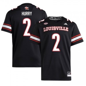 Durable TreyShun Hurry #2 Cardinals Black Jersey | Men University Football Embroidery Fan Gear 45727032