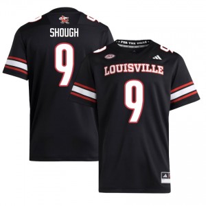 Tyler Shough #9 Louisville Cardinals Jersey | Iconic Black College Football Men Embroidery 82006245