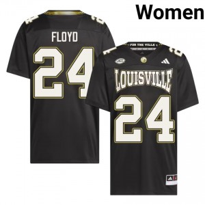 Anthony Floyd #24 Cardinals For the Ville Jersey | Pro-Grade Black College Football Women Stitched 73403920