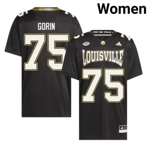 Cameron Gorin #75 Cardinals For the Ville Jersey | Exclusive Black College Football Women Stitched 25046711