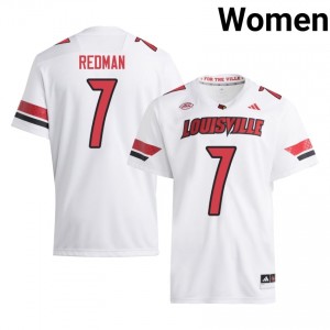 Top-Tier Chris Redman #7 Cardinals White Jersey | Women University Football Stitched Fan Gear 92343564