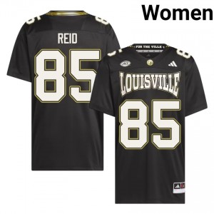 Justyn Reid #85 Louisville For the Ville Jersey | Exclusive Black College Football Women Stitched 62503275