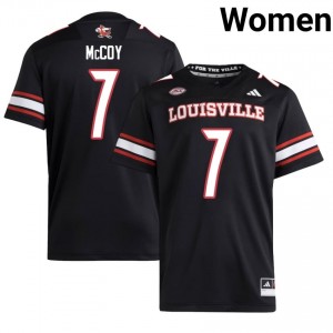 Lawayne McCoy #7 Louisville Cardinals Jersey | Gameday Black College Football Women Embroidery 48081504