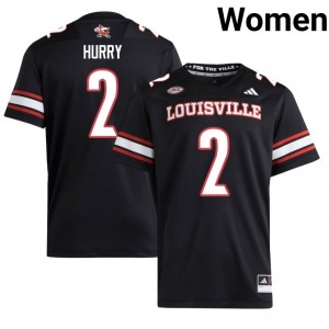 #2 TreyShun Hurry Cards Black Jersey | Alumni Embroidery Women Player Football Gear 80556527
