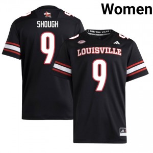 Black Tyler Shough #9 Cardinals Jersey | Women High School Football Fresh Embroidery 88038764