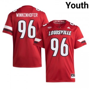 #96 Adam Winkenhofer Cardinals Red Jersey | Elite Swen Youth Player Football Gear 33916499