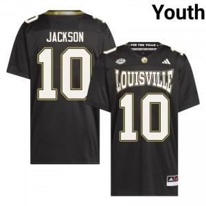 Arnold Jackson #10 UofL For the Ville Jersey | Pro-Grade Black College Football Youth Swen 89526096