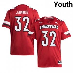 #32 Braxton Jennings Cardinals Red Jersey | Classic Swen Youth Player Football Gear 46951632