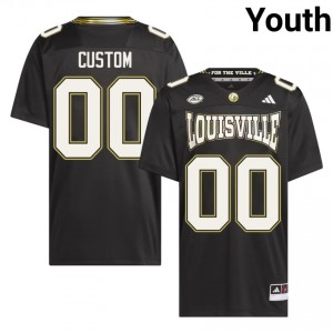 Elite Thread Custom #00 Cards Black For the Ville Jersey | Youth University Football Stitch Fan Gear 82428471