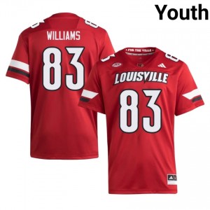 Cards DJ Williams #83 Red Jersey | Genuine Stitch NCAA Football Youth Apparel 49039626
