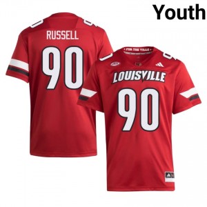 Cardinals Daylen Russell #90 Red Jersey | Premium Swen NCAA Football Youth Apparel 21085150