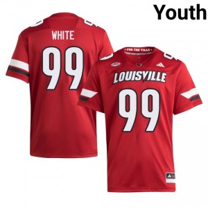Red Dewayne White #99 Cardinals Jersey | Youth High School Football Limited Swen 58334499