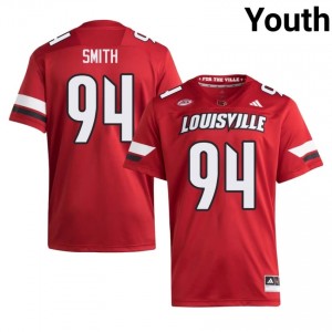 Top-Tier Dillon Smith #94 Cardinals Red Jersey | Youth University Football Swen Fan Gear 27064508