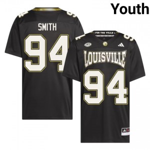 #94 Dillon Smith Cardinals Black For the Ville Jersey | Classic Swen Youth Player Football Gear 81390385