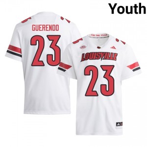 Isaac Guerendo #23 Cardinals Jersey | Pro-Grade White College Football Youth Stitched 27457528