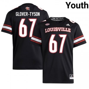 James Glover-Tyson #67 Louisville Jersey | Exclusive Black College Football Youth Embroidery 29661749