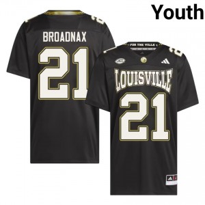 Jaydin Broadnax #21 Louisville Cardinals For the Ville Jersey | Iconic Black College Football Youth Stitch 52448729