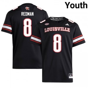 Lamar Jackson #8 Louisville Jersey | Exclusive Black College Football Youth Embroidery 17505596