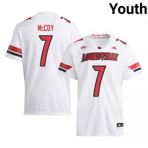 Elite Thread Lawayne McCoy #7 Cards White Jersey | Youth University Football Stitched Fan Gear 17417676