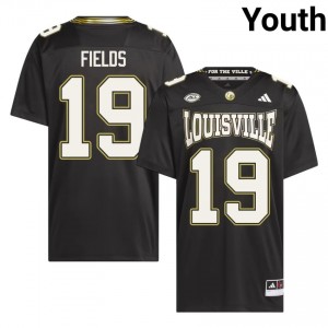 Mason Fields #19 Cardinals For the Ville Jersey | Exclusive Black College Football Youth Swen 91473307