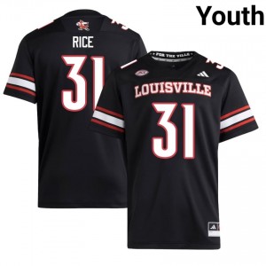 Micah Rice #31 Cardinals Jersey | Exclusive Black College Football Youth Embroidery 89074340