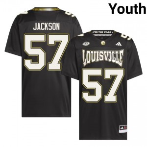 Naeer Jackson #57 Louisville For the Ville Jersey | Exclusive Black College Football Youth Swen 99468774